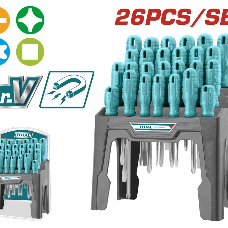 TOTAL ΣΕΤ ΚΑΤΣΑΒΙΔΙΑ 26ΤΕΜ ΣΕ ΕΚΘΕΤΗΡΙΟ ΠΑΓΚΟΥ (THTDC252601)