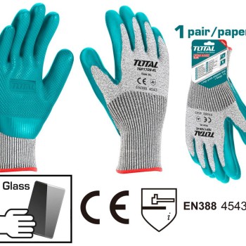 TOTAL ΕΠΑΓΓ. ΓΑΝΤΙΑ ΕΡΓΑΣΙΑΣ LATEX Anti-Cut (TSP1706-XL)