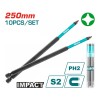TOTAL ΜΥΤΕΣ ΜΑΓΝΗΤΙΚΕΣ ΜΑΥΡΕΣ ΡH2 250mm 10ΤΕΜ (TACIM16PH2103)