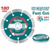 TOTAL ΔΙΑΜΑΝΤΟΔΙΣΚΟΙ ΞΗΡΑΣ ΚΟΠΗΣ 180mm 5TEM ΣΕ ΜΕΤΑΛΛΙΚΟ ΚΟΥΤΑΚΙ (TAC2111803M)