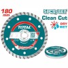 TOTAL ΔΙΑΜΑΝΤΟΔΙΣΚΟΙ TURBO ΞΗΡΑΣ ΚΟΠΗΣ 180mm 5TEM ΣΕ ΜΕΤΑΛΛΙΚΟ ΚΟΥΤΑΚΙ (TAC2131803M)