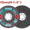 TOTAL ΣΠΟΓΓΩΔΗΣ ΔΙΣΚΟΣ ΚΑΘΑΡΙΣΜΟΥ & ΛΕΙΑΝΣΗΣ 115mm (TAC651151)