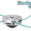 TOTAL ΚΕΦΑΛΗ ΜΕΣΙΝΕΖΑΣ UNIVERSAL FIX LINE 4 ΕΞΟΔΩΝ ΜΕ ΚΑΣΤΑΝΙΑ (ALS30033)