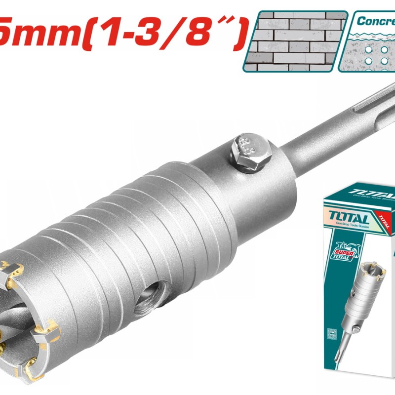 TOTAL ΔΙΑΜΑΝΤΟΚΟΡΩΝΑ ΜΠΕΤΟΥ SDS - PLUS 35mm (TAC430351)
