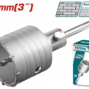 TOTAL ΔΙΑΜΑΝΤΟΚΟΡΩΝΑ ΜΠΕΤΟΥ SDS - PLUS 75mm (TAC430751)