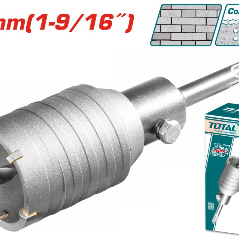 TOTAL ΔΙΑΜΑΝΤΟΚΟΡΩΝΑ ΜΠΕΤΟΥ SDS - PLUS 40mm (TAC430401)