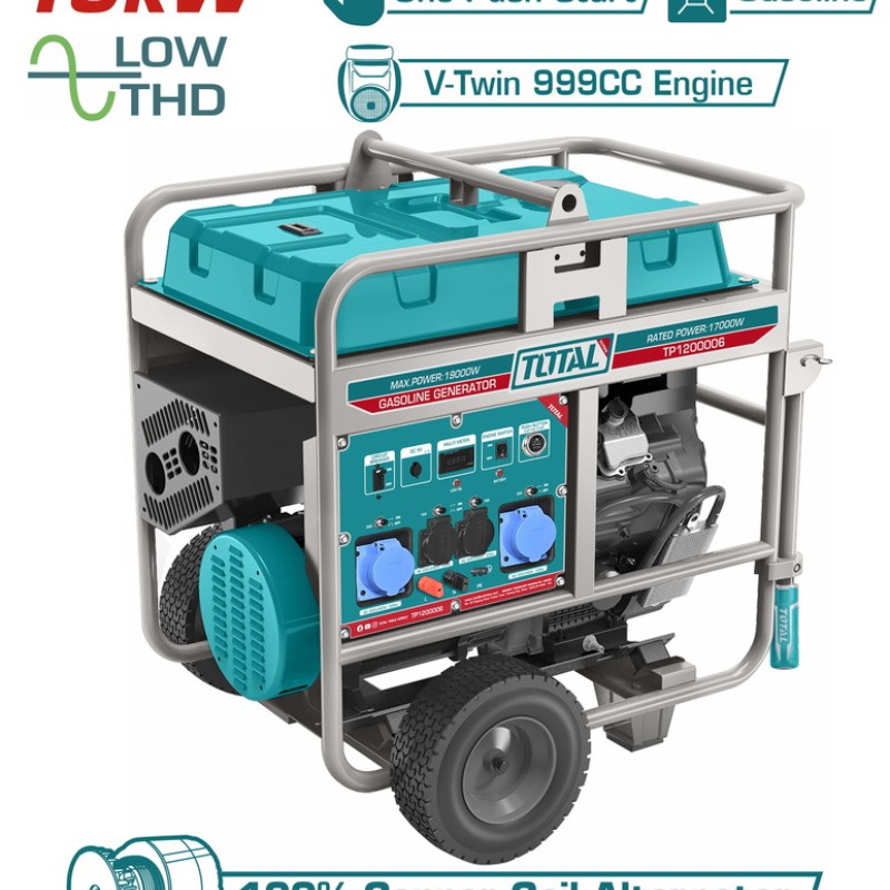 TOTAL ΕΠΑΓΓΕΛΜΑΤΙΚΗ ΗΛΕΚΤΡΟΓΕΝΝΗΤΡΙΑ ΒΕΝΖΙΝΗΣ 19.000W (TP1200006)