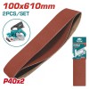 TOTAL ΣΕΤ ΓΥΑΛΟΧΑΡΤΑ 100X610mm P40 2ΤΕΜ ΓΙΑ TBS12001 (TAC750402)
