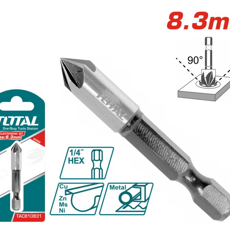 TOTAL ΦΡΕΖΟΤΡΥΠΑΝΟ ΜΕΤΑΛΛΟΥ 8.3mm (TAC810831)