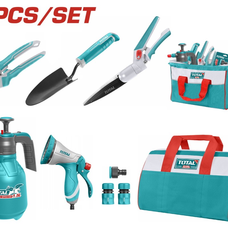 TOTAL ΣΕΤ ΕΡΓΑΛΕΙΩΝ ΚΗΠΟΥ 7ΤΕΜ (TOS23048)