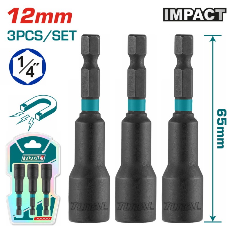 TOTAL ΜΑΓΝΗΤΙΚΟ ΚΑΡΥΔΑΚΙ 12mm 3ΤΕΜ (TAC271231)