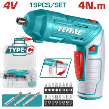 TOTAL ΚΑΤΣΑΒΙΔΙ ΜΠΑΤ. Li-ion 4V / 1.5Ah Type C (TSDLI0442)