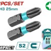 TOTAL ΕΠΑΓΓ. ΜΥΤΕΣ ΜΑΓΝΗΤΙΚΕΣ ΜΑΥΡΕΣ ΡH3 25mm 2ΤΕΜ (TACIM71PH325)
