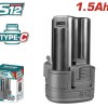 TOTAL ΑΝΤΑΛ/ΚΗ ΜΠΑΤΑΡΙΑ Li-ion 12V / 1.5Ah Type-C (TBLI12153E)