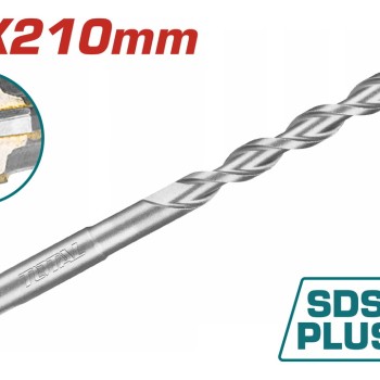 TOTAL ΔΙΑΜΑΝΤΟΤΡΥΠΑΝΟ SDS-PLUS ΤΕΤΡΑΚΟΠΟ S4L 14 X 210mm (TAC311401C)