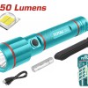TOTAL ΕΠΑΓΓ. ΦΑΚΟΣ LED ΕΠΑΝΑΦ. ΛΙΘΙΟΥ 50-450 Lumens (TCFL1865051)