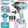 TOTAL ΕΠΑΓΓ. ΜΠΟΥΛΟΝΟΚΛΕΙΔΟ ΜΠΑΤ. Li-ion 20V / 4Ah / 850Nm / 2 ΜΠΑΤΑΡΙΕΣ (TIWLI2085)