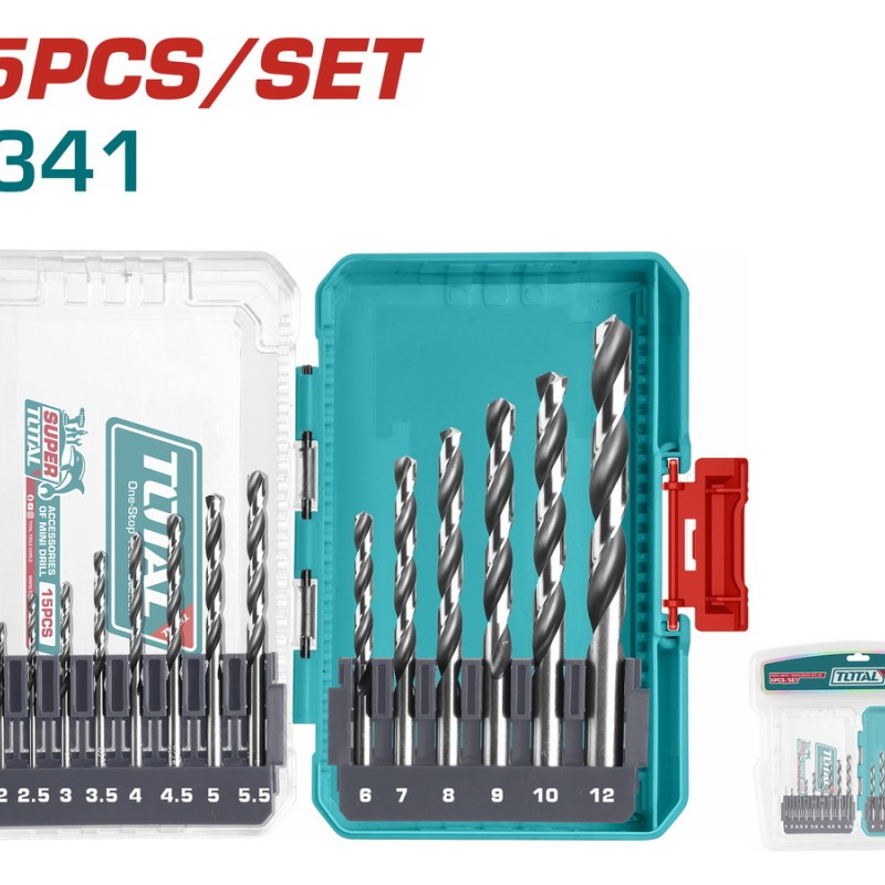 TOTAL ΕΠΑΓΓ. ΣΕΤ ΤΡΥΠΑΝΙΑ HSS 4341 15ΤΕΜ (TACSDL51506)