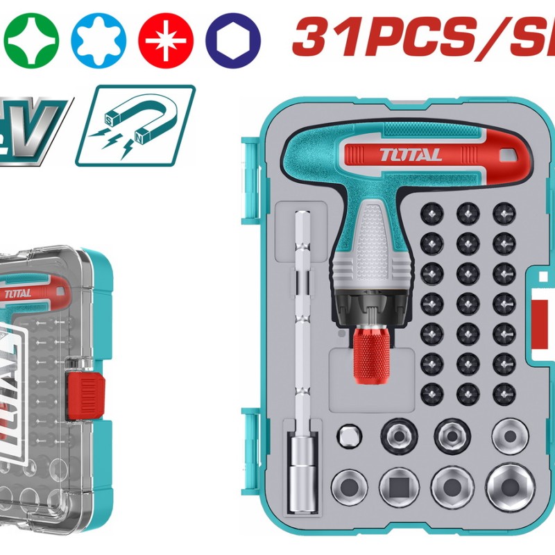 TOTAL ΣΕΤ ΚΑΤΣΑΒΙΔΙ ΚΑΣΤΑΝΙΑΣ ΤΑΦ 31ΤΕΜ (TACSD30316)