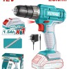 TOTAL ΔΡΑΠΑΝΟΚΑΤΣΑΒΙΔΟ ΜΠΑΤ. Li-ion 12V / 1.5Ah / 20Nm / 1 ΜΠΑΤ (TDLI1218)