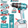 TOTAL ΕΠΑΓΓ. ΔΡΑΠ/ΒΙΔΟ ΚΡΟΥΣΤΙΚΟ ΜΠΑΤ. Li-ion 20V / 2Ah+4Ah / 86Nm / 2 ΜΠΑΤ BL Motor (TIDLI20868E)