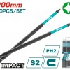 TOTAL ΜΥΤΕΣ ΜΑΓΝΗΤΙΚΕΣ ΜΑΥΡΕΣ ΡH2 200mm 10ΤΕΜ (TACIM16PH285)