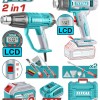 TOTAL ΕΠΑΓΓ. ΣΕΤ ΠΙΣΤΟΛΙΑ ΘΕΡΜΟΥ ΑΕΡΑ ΜΠΑΤ. Li-ion 20V (TOSLI241188E)