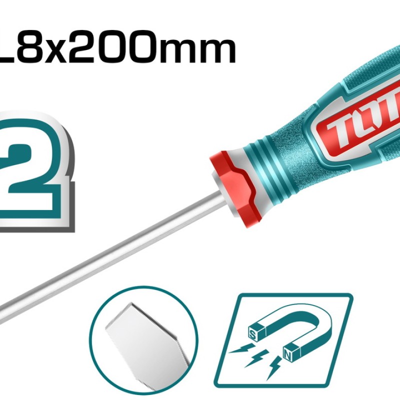 TOTAL ΕΠΑΓΓ. ΚΑΤΣΑΒΙΔΙ ΜΑΓΝΗΤΙΚΟ ΙΣΙΟ SL 8 Χ 200mm (TSDSL8200)