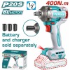 TOTAL ΕΠΑΓΓ. ΜΠΟΥΛΟΝΟΚΛΕΙΔΟ ΜΠΑΤ. Li-ion 20V / 400Nm ΧΩΡΙΣ ΜΠΑΤΑΡΙΑ & ΦΟΡΤΙΣΤΗ (TIWLI20401)