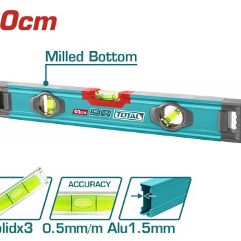 TOTAL ΕΠΑΓΓ. ΑΛΦΑΔΙ ΑΛΟΥΜΙΝΙΟΥ 60cm (TMT26028)