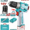 TOTAL ΕΠΑΓΓ. ΔΡΑΠ/ΒΙΔΟ ΜΠΑΤ. Li-ion 16V / 2Ah / 60Nm / 2 ΜΠΑΤ (TDLI16682)
