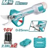TOTAL ΕΠΑΓΓ. ΨΑΛΙΔΙ ΚΛΑΔΕΜΑΤΟΣ ΜΠΑΤ. Li-ion 16V / 2Ah / 2 ΜΠΑΤ BL Motor (TSSLI162582E)