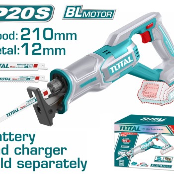TOTAL ΕΠΑΓΓ. ΣΠΑΘΟΣΕΓΑ ΜΠΑΤ. Li-ion 20V ΧΩΡΙΣ ΜΠΑΤΑΡΙΑ & ΦΟΡΤΙΣΤΗ (TRSLI2108)