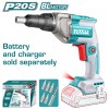 TOTAL ΕΠΑΓΓ. ΚΑΤΣΑΒΙΔΙ ΓΥΨΟΣΑΝΙΔΑΣ ΜΠΑΤ. Li-ion 20V ΧΩΡΙΣ ΜΠΑΤΑΡΙΑ & ΦΟΡΤΙΣΤΗ BL Motor (TDSLI20428)