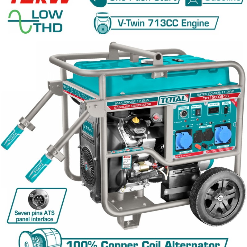 TOTAL ΕΠΑΓΓ. ΗΛΕΚΤΡΟΓΕΝΝΗΤΡΙΑ ΒΕΝΖΙΝΗΣ 12.000W (TP1150008)