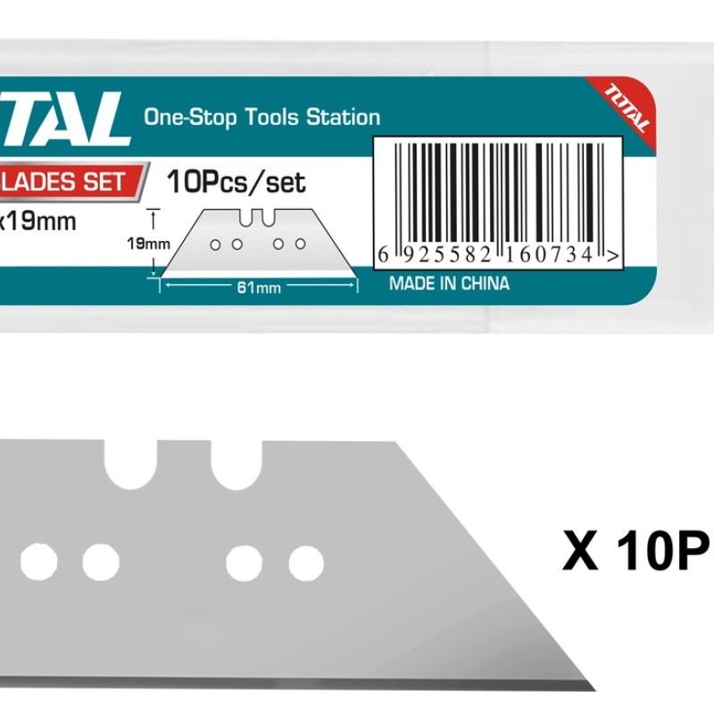 TOTAL ΑΝΤΑΛΛΑΚΤΙΚΗ ΛΕΠΙΔΑ 19mm 10ΤΕΜ (THT519611)