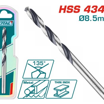TOTAL ΕΠΑΓΓ. ΤΡΥΠΑΝΙ HSS DIN4341 8.5mm 1τεμ (TAC1200854)