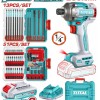 TOTAL ΕΠΑΓΓ. ΣΕΤ ΠΑΛΜΙΚΟ ΚΑΤΣΑΒΙΔΙ ΜΠΑΤ. Li-ion 20V / 2Ah / 285Nm / 2 ΜΠΑΤΑΡΙΕΣ (TOSLI250784E)