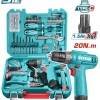 TOTAL ΣΕΤ ΔΡΑΠΑΝΟΚΑΤΣΑΒΙΔΟ ΜΠΑΤ. Li-ion 12V / 1.5Ah  / 20Nm 129ΤΕΜ Type C (THKTHP11292E)
