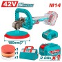 TOTAL ΕΠΑΓΓ. ΓΩΝΙΑΚΟΣ ΑΛΟΙΦΑΔΟΡΟΣ ΜΠΑΤ. Li-ion 42V / 180mm / 2Ah / 1 ΜΠΑΤ BL Motor (TAPLI42181E)