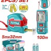 TOTAL ΕΠΑΓΓ. ΣΕΤ ΜΕΤΡΗΤΗΣ ΑΠΟΣΤ. LASER 100m 2ΤΕΜ (TOS250902M)