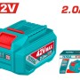 TOTAL ΕΠΑΓΓ. ΜΠΑΤΑΡΙΑ Li-ion 42V / 2Ah (TFBLI42201E)