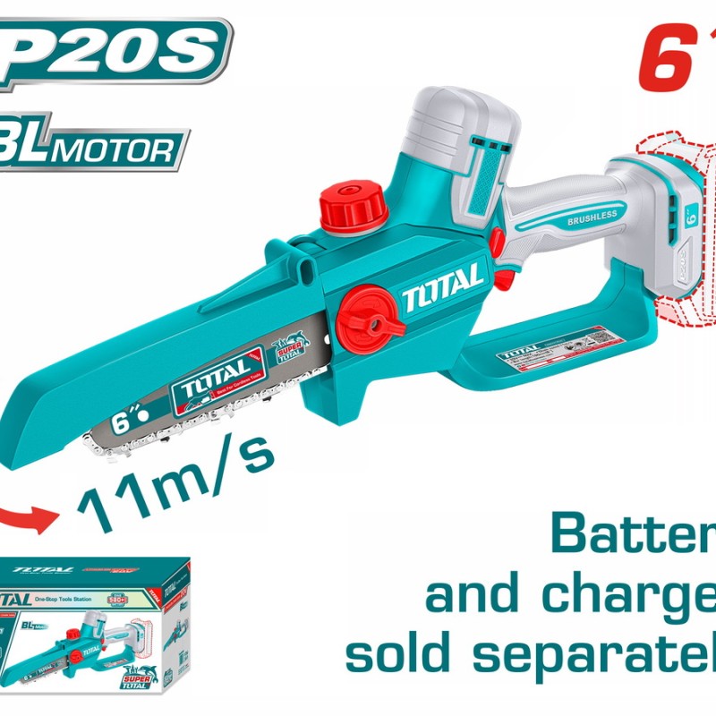 TOTAL ΕΠΑΓΓ. ΑΛΥΣΟΠΡΙΟΝΟ ΚΛΑΔ. ΜΠΑΤ. Li-ion 20V / 6