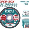 TOTAL ΔΙΣΚΟΣ ΚΟΠΗΣ ΙΝΟΧ/ΜΕΤΑΛΛΟΥ 115 Χ 1mm 50TEM ΣΕ ΠΛΑΣΤΙΚΟ ΚΟΥΤΑΚΙ (TAC20111550)