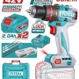 TOTAL ΕΠΑΓΓ. ΔΡΑΠ/ΒΙΔΟ ΚΡΟΥΣΤΙΚΟ ΜΠΑΤ. Li-ion 42V / 2Ah / 69Nm / 2 ΜΠΑΤ BL Motor (TIDLI426982E)