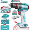 TOTAL ΕΠΑΓΓ. ΔΡΑΠ/ΒΙΔΟ ΚΡΟΥΣΤΙΚΟ ΜΠΑΤ. Li-ion 20V / 2Ah / 86Nm / 2 ΜΠΑΤ BL Motor (TIDLI208687E)