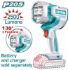TOTAL ΕΠΑΓΓ. ΠΡΟΒΟΛΕΑΣ LED ΜΠΑΤ. Li-ion 20V / 22.5W / 2.500 Lumens ΧΩΡΙΣ ΜΠΑT & ΦΟΡΤΙΣΤΗ (TWLI20885)