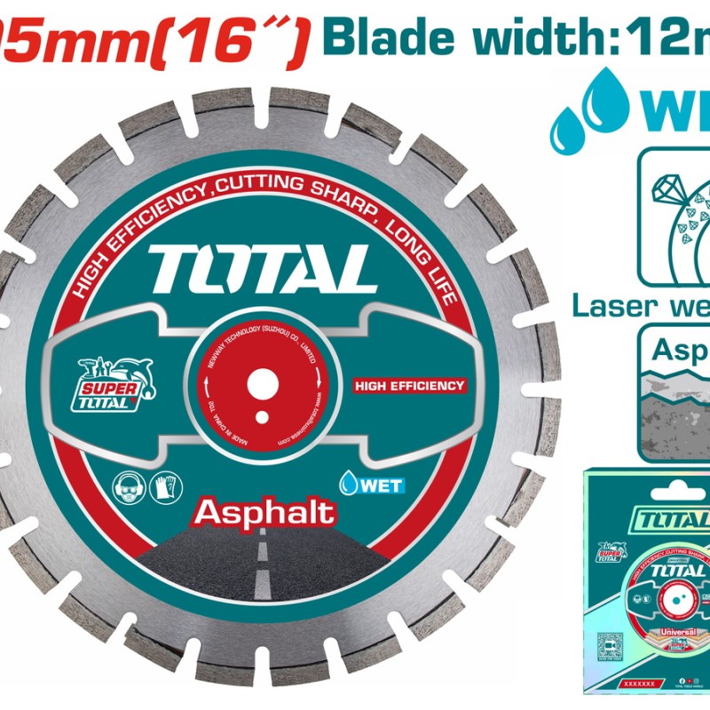 TOTAL ΕΠΑΓΓ. ΔΙΑΜΑΝΤΟΔΙΣΚΟΣ ΑΣΦΑΛΤ. Φ-405 Χ 25.4mm ΓΙΑ TP1016-2EE (TAC2164053)