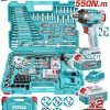 TOTAL ΕΠΑΓΓ. ΣΕΤ ΜΠΟΥΛΟΝΟΚΛΕΙΔΟ ΜΠΑΤ. Li-ion 20V / 550Nm / 4Ah / 2 ΜΠΑΤ 172ΤΕΜ (THKTHP41728E)