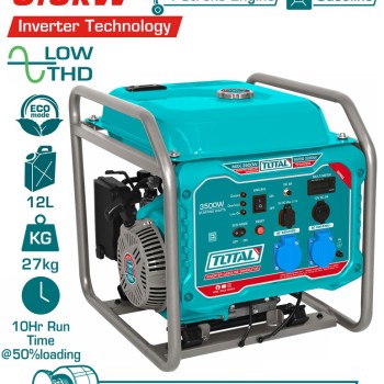 TOTAL ΕΠΑΓΓ. ΗΛΕΚΤΡΟΓΕΝΝΗΤΡΙΑ ΒΕΝΖ. INVERTER 3.500W (TP340006)